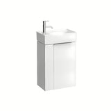 Bílé keramické umývátko Laufen Kartell 46x28 cm s povrchem se snadnou údržbou