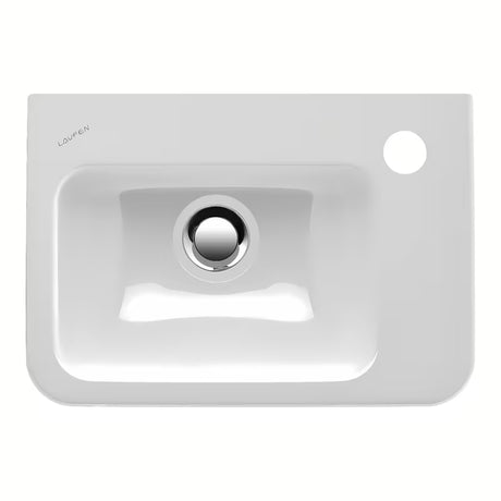 Bílé keramické umývátko Laufen Pro S 45 x 34 cm s otvorem pro baterii uprostřed