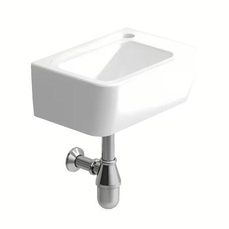 Bílé keramické umývátko Laufen Pro S 45 x 34 cm s otvorem pro baterii uprostřed