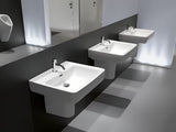 Laufen Pro keramické závěsné umyvadlo 60x48 cm se středovým otvorem pro baterii a přepadem