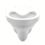Bílé závěsné WC Laufen Pro Nordic bez splachovacího okruhu s úsporným splachováním 2/4 l