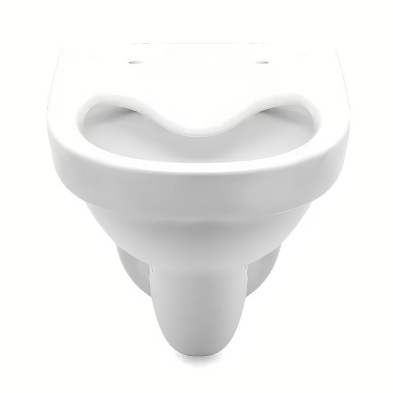 Bílé závěsné WC Laufen Pro Nordic bez splachovacího okruhu s úsporným splachováním 2/4 l