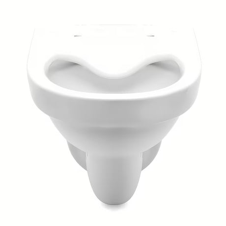 Bílé závěsné WC Laufen Pro Nordic bez splachovacího okruhu s úsporným splachováním 2/4 l
