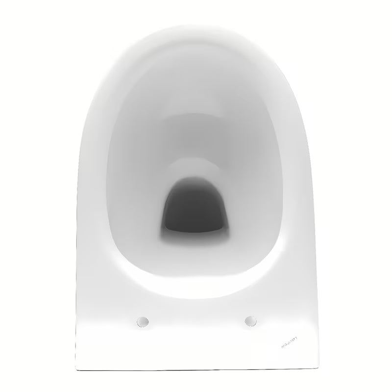 Bílé závěsné WC Laufen Pro Nordic bez splachovacího okruhu s úsporným splachováním 2/4 l
