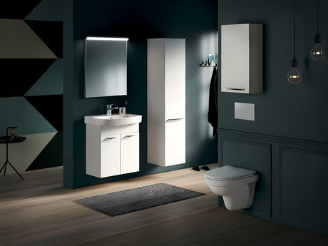 Bílé závěsné WC Laufen Pro Nordic bez splachovacího okruhu s úsporným splachováním 2/4 l