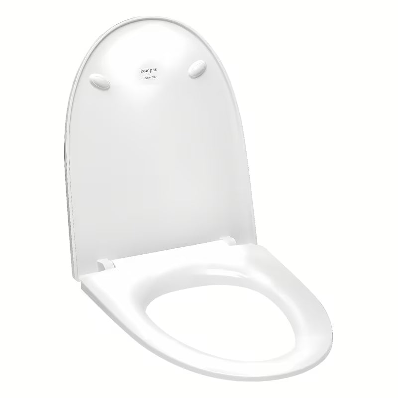 Bílé WC sedátko Laufen Pro Nordic z odolného duroplastu.