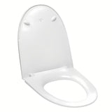 Bílé WC sedátko Laufen Pro Nordic z duroplastu se SoftClose pro tiché a plynulé dovírání.