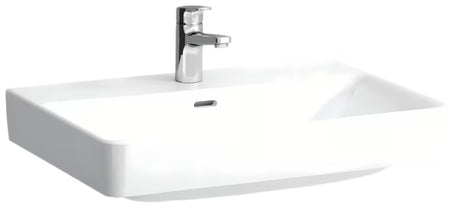 Bílé závěsné keramické umyvadlo Laufen Pro S 70x46,5 cm s otvorem pro baterii uprostřed