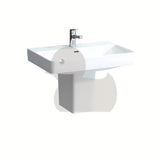 Bílé závěsné keramické umyvadlo Laufen Pro S 70x46,5 cm s otvorem pro baterii uprostřed