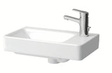 Bílé keramické umývátko Laufen Pro S 48x28 cm s otvorem pro baterii vpravo
