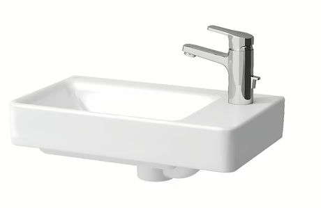 Bílé keramické umývátko Laufen Pro S 48x28 cm s otvorem pro baterii vpravo