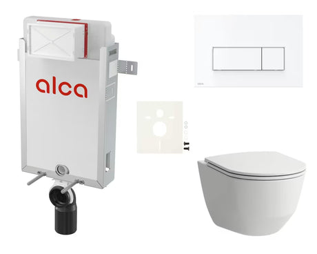 Závěsný WC set Laufen Pro k zazdění s nádržkou Alca pro moderní koupelnu