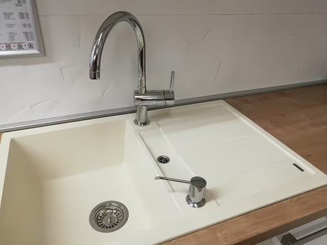 Zápustný dávkovač mýdla SIKO Chrome 250 ml pro umyvadlo nebo kuchyňský dřez