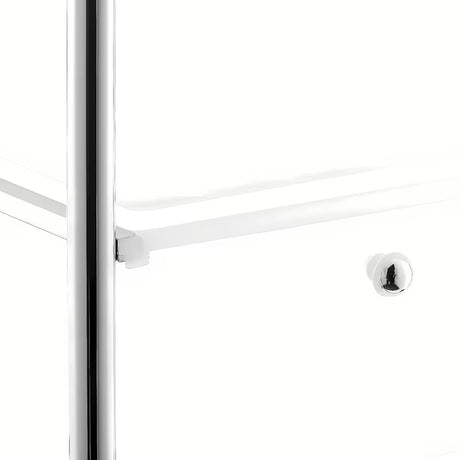 Multi Element Chrome vozík s kolečky se třemi odnímatelnými plastovými šuplíky do koupelny