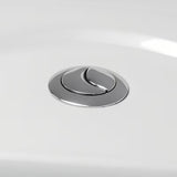 Bílé WC kombi Multi Eur v klasickém stylu se zadním odpadem a armaturou DualFlush