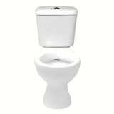 Bílé WC kombi Multi Eur se spodním odpadem do podlahy a nádržkou včetně ventilů