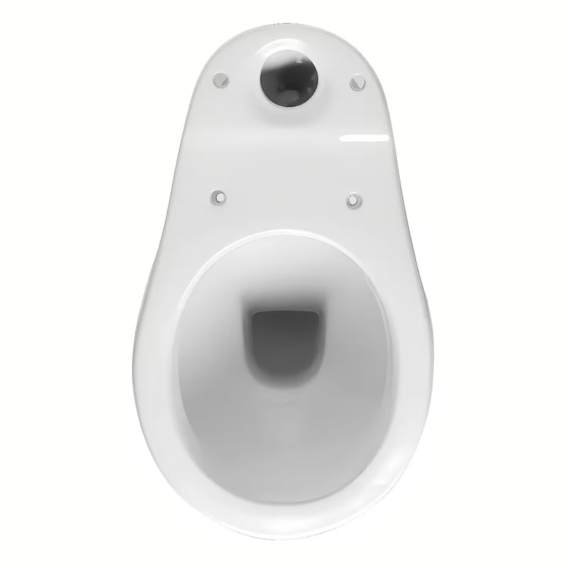 Bílé WC kombi Multi Eur se spodním odpadem do podlahy a nádržkou včetně ventilů