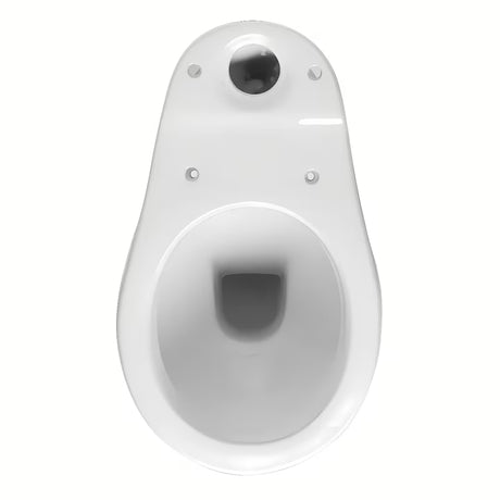 Bílé WC kombi Multi Eur se spodním odpadem do podlahy a nádržkou včetně ventilů