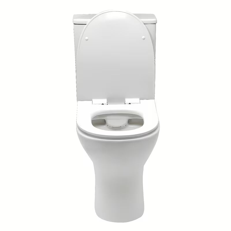 Multi Eur WC kombi Rimless v bílé barvě s celokapotovanou spodní částí a slim sedátkem SoftClose.