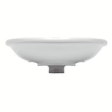 Bílé závěsné keramické umyvadlo Multi 50 x 39,5 cm s otvorem pro baterii uprostřed