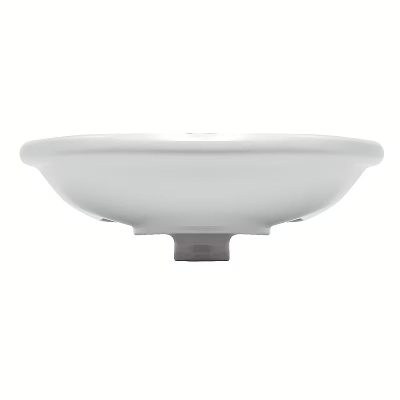 Bílé závěsné keramické umyvadlo Multi 50 x 39,5 cm s otvorem pro baterii uprostřed