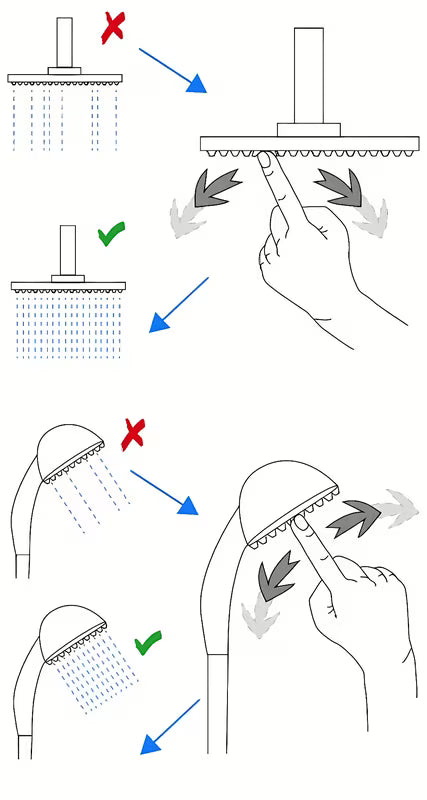 Chromový sprchový systém Multi Multi s hlavovou a ruční sprchou v hranatém designu