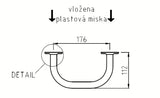 Elegantní nástěnná mýdlenka Multi v chromovém provedení s oblým designem