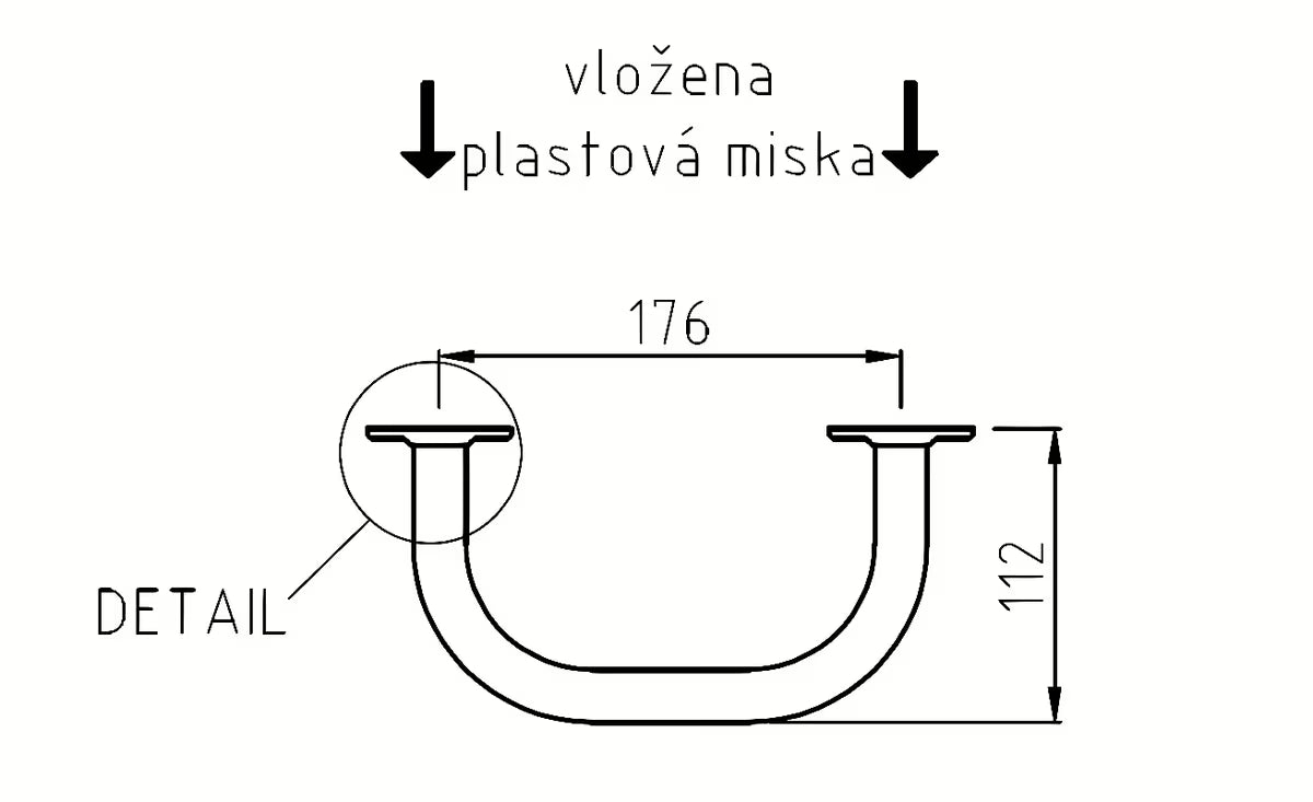 Elegantní nástěnná mýdlenka Multi v chromovém provedení s oblým designem