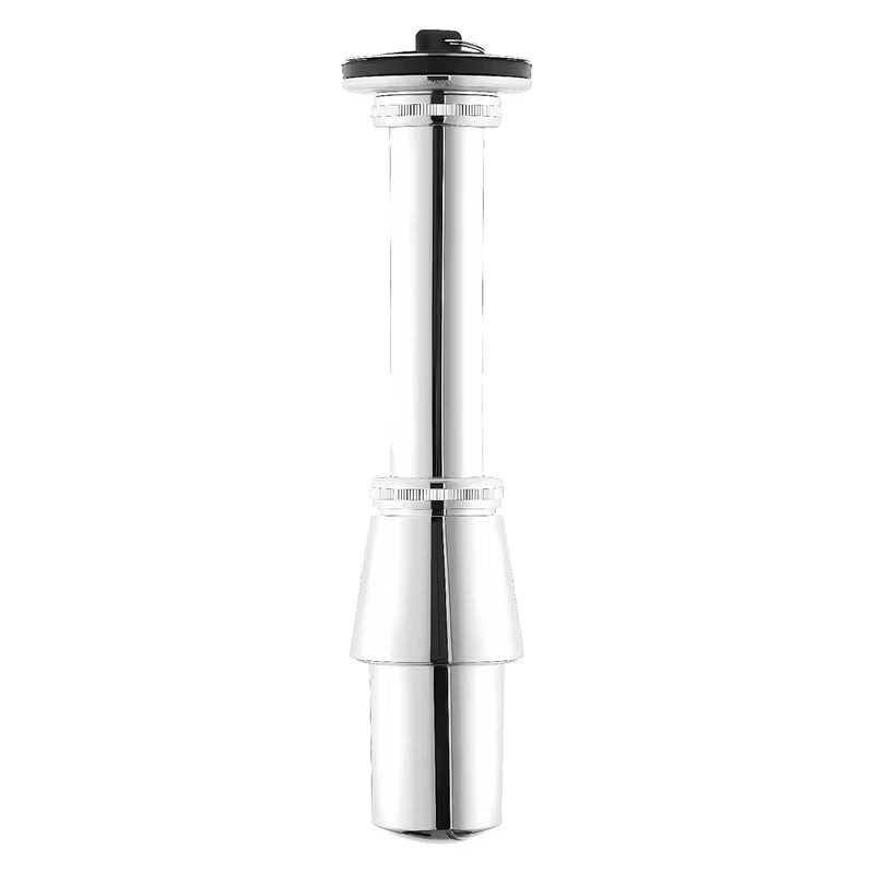 Designový umyvadlový sifon pro umyvadlo v provedení chrome s průměrem 32 mm.