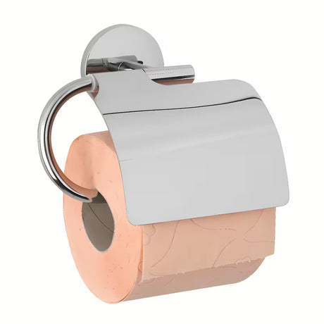 Chromový držák toaletního papíru s krytem Multi Simple v jednoduchém nadčasovém designu.