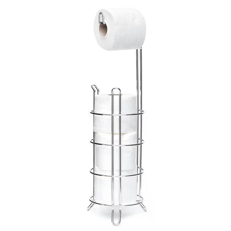 Volně stojící držák toaletního papíru Multi Chrome se zásobníkem