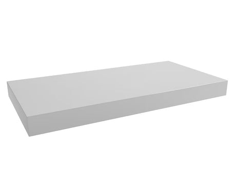 Závěsná deska pod umyvadlovou mísu Naturel Dolce v barvě glossy white, rozměr 100x8x50 cm.