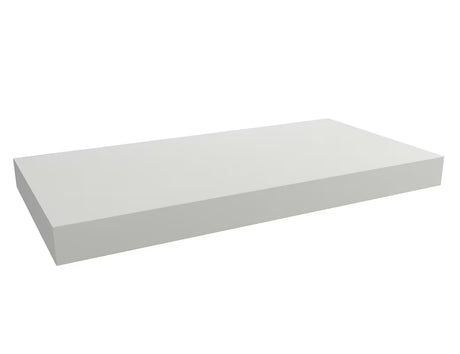 Závěsná deska pod umyvadlo Naturel Dolce v bílé matné barvě (white matt) o rozměru 100x50x8 cm.