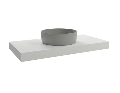 Závěsná deska pod umyvadlo Naturel Dolce v bílé matné barvě (white matt) o rozměru 100x50x8 cm.