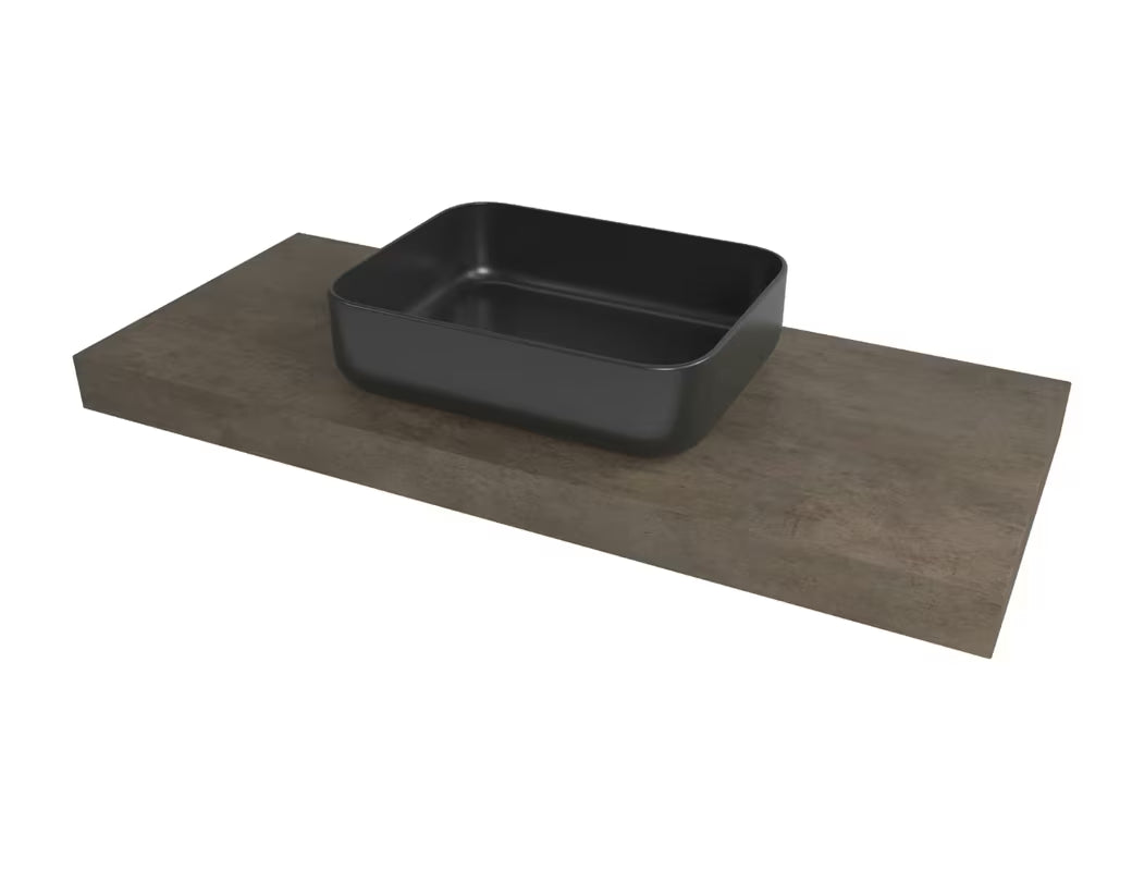 Praustuvo stalviršis  Naturel Dolce, Beton Chicago dekoro, be išpjovos ir be konsolių.