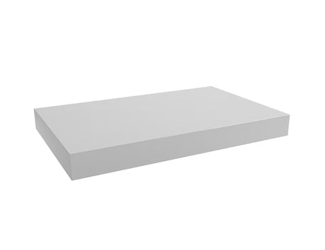 Závěsná deska pod umyvadlovou mísu Naturel Dolce 80x50x8 cm v barvě glossy white