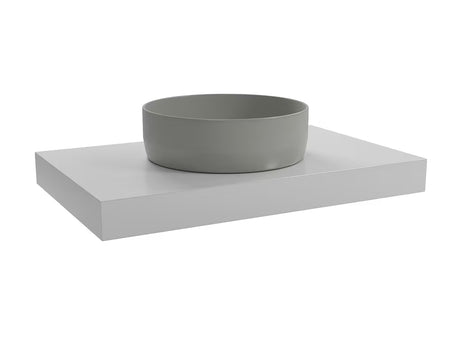 Závěsná deska pod umyvadlovou mísu Naturel Dolce 80x50x8 cm v barvě glossy white