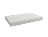 Naturel Dolce závěsná deska pod umyvadlovou mísu 80x50x8 cm v bílé matné (white matt)