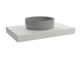 Naturel Dolce závěsná deska pod umyvadlovou mísu 80x50x8 cm v bílé matné (white matt)