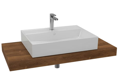 Koupelnová sestava Naturel Dolce s deskou 100x50 cm v dekoru dub charleston a umyvadlem na desku