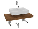 Koupelnová sestava Naturel Dolce 100x50 cm v dekoru dub charleston s umyvadlem, deskou a baterií