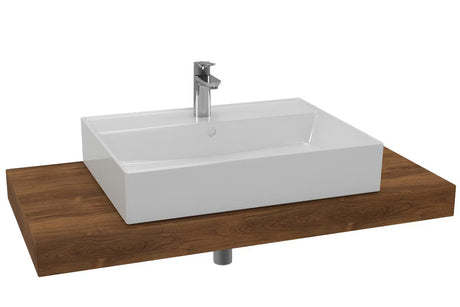 Koupelnová sestava Naturel Dolce 100x50 cm v dekoru dub charleston s umyvadlem, deskou a baterií