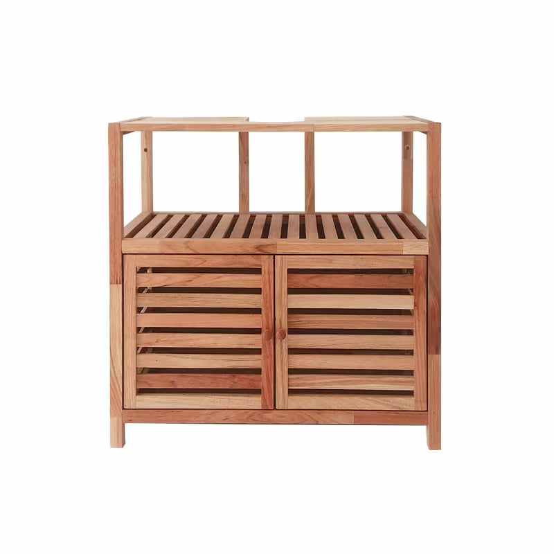 Stojící skříňka pod umyvadlo Naturel Home v dekoru ořech 67,5x35,5x63 cm s matným povrchem
