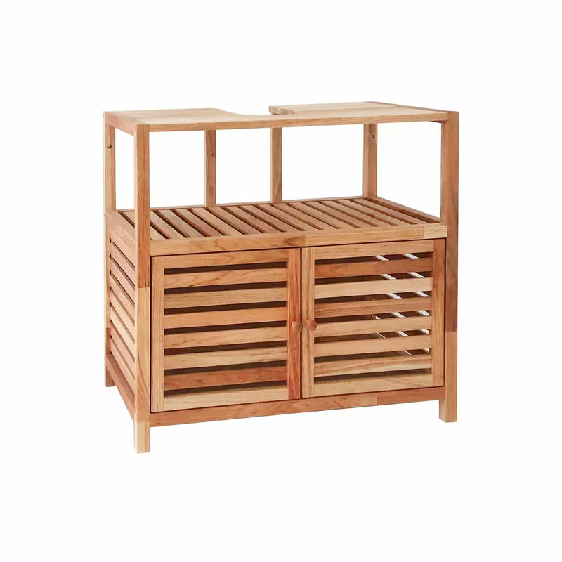Stojící skříňka pod umyvadlo Naturel Home v dekoru ořech 67,5x35,5x63 cm s matným povrchem