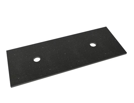Krycí deska Naturel Gobi z technického kamene Technistone v barvě gobi black s dvěma výřezy