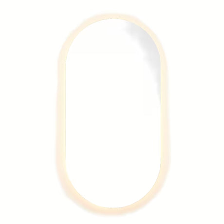 Oválné LED zrcadlo Naturel Project 60x120 cm se senzorem a fólií proti zamlžování