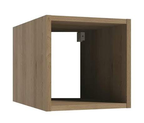 Hnědá závěsná koupelnová skříňka Naturel Stilla, policový box 30x30x44 cm