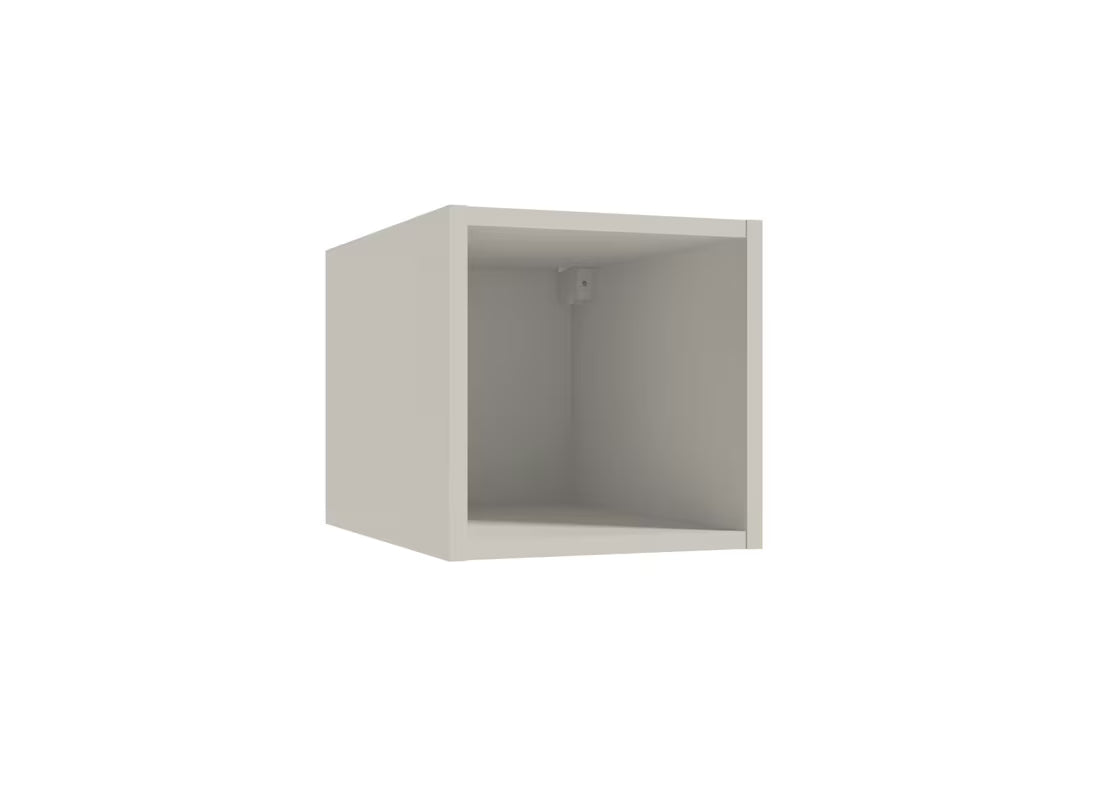 Bílý závěsný policový box Naturel Stilla 30x30x44 cm do koupelny