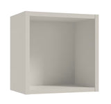 Bílá koupelnová skříňka Naturel Stilla jako závěsný policový box 30x30x20 cm