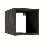 Černý závěsný policový box Naturel Stilla 30x30x44 cm do koupelny